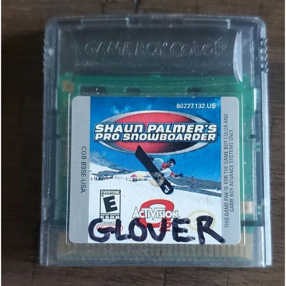 Nintendo Gameboy Shaun Palmers Pro Snowboarder